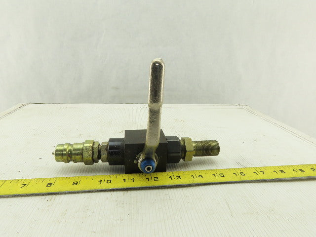 Parker BVHP08SSS1N Hydraulic Ball Valve #8 SAE 6000 PSI