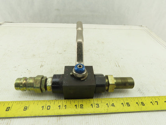 Parker BVHP08SSS1N Hydraulic Ball Valve #8 SAE 6000 PSI
