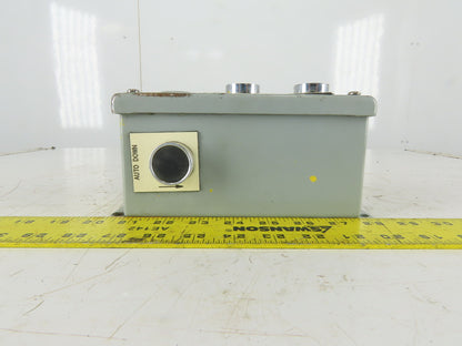 Hoffman E3BPGXM 7" x 2-1/2" x 3-1/2" Push Button Electrical Enclosure