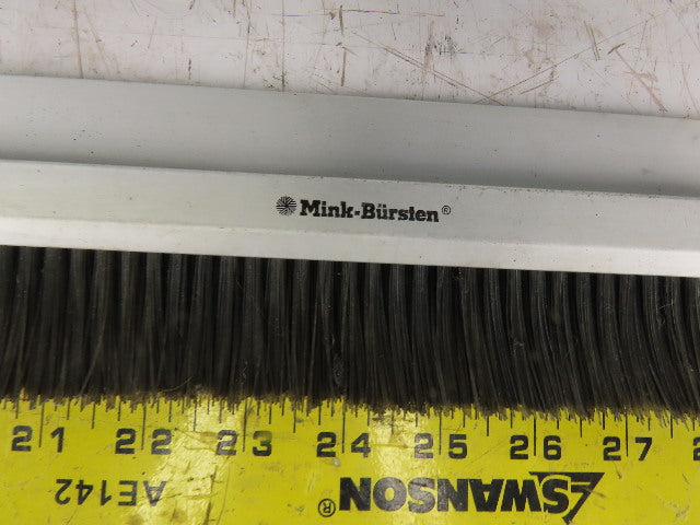 Mink Bursten 17-3/4" Nylon Bristle Brush Strip 1-1/2" Wide Lot Of 2