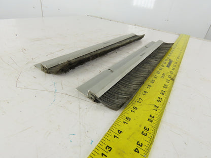 Mink Bursten 17-3/4" Nylon Bristle Brush Strip 1-1/2" Wide Lot Of 2