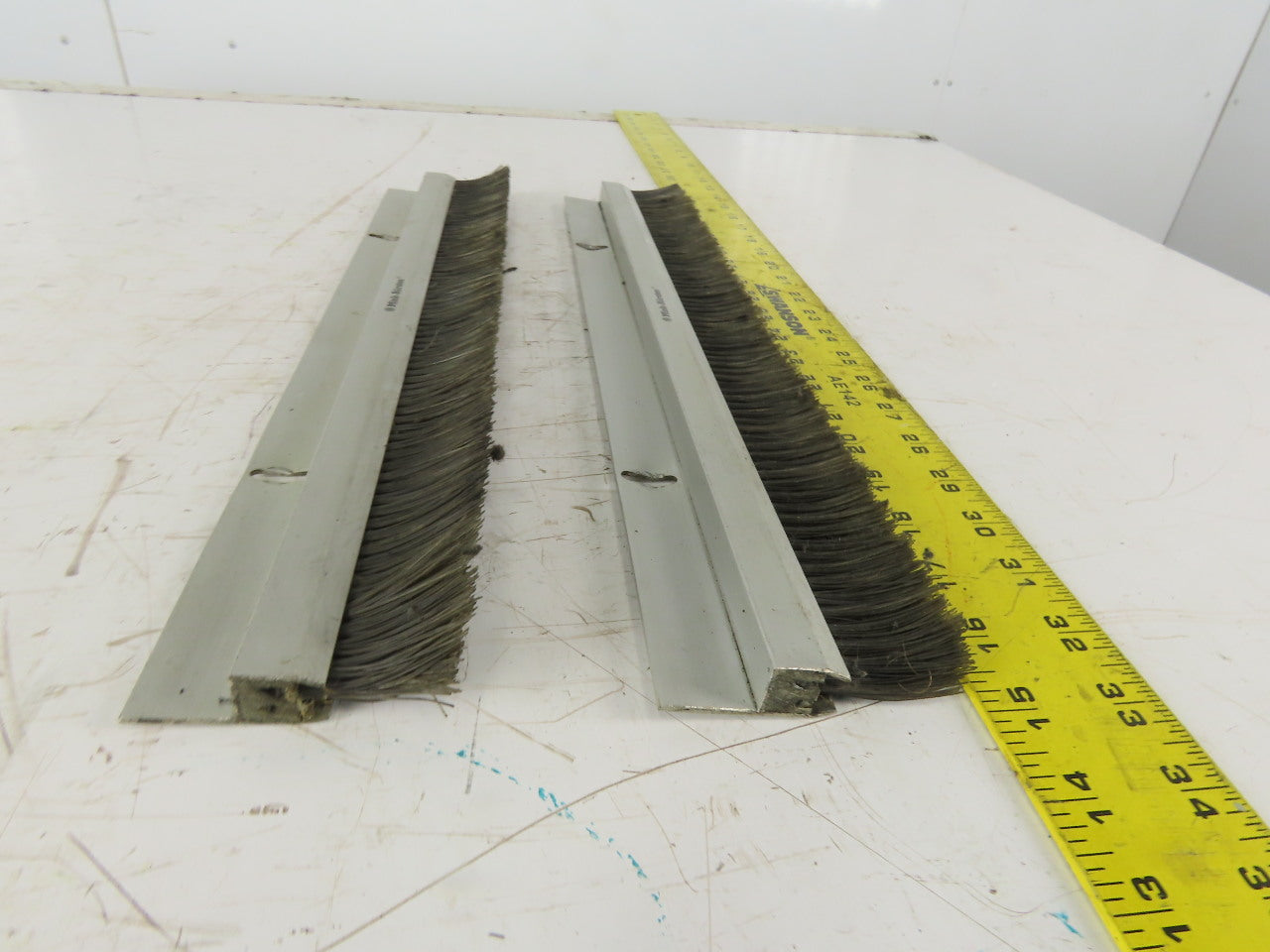 Mink Bursten 17-3/4" Nylon Bristle Brush Strip 1-1/2" Wide Lot Of 2