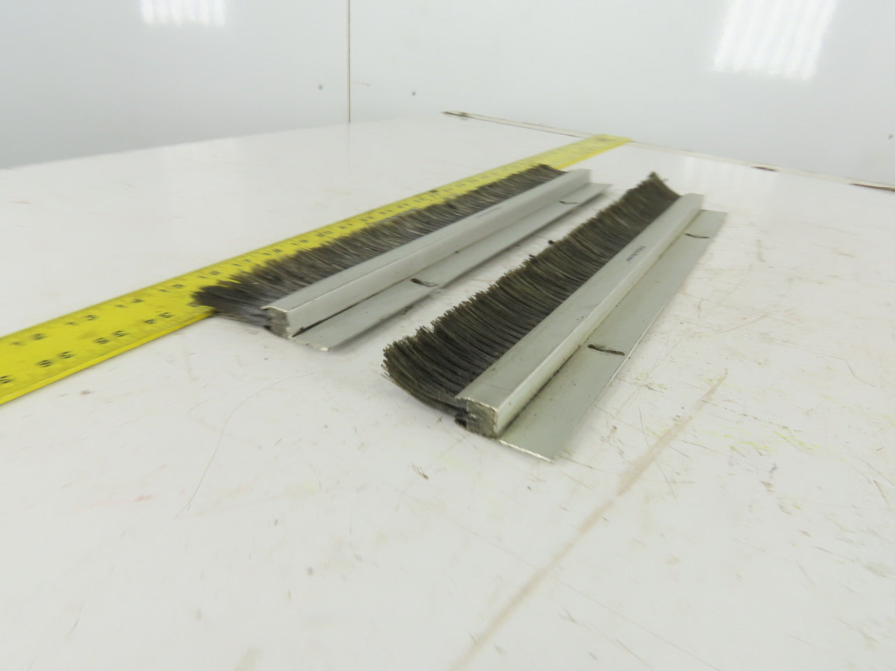 Mink Bursten 17-3/4" Nylon Bristle Brush Strip 1-1/2" Wide Lot Of 2