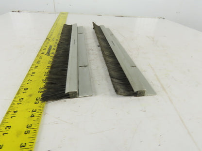 Mink Bursten 17-3/4" Nylon Bristle Brush Strip 1-1/2" Wide Lot Of 2