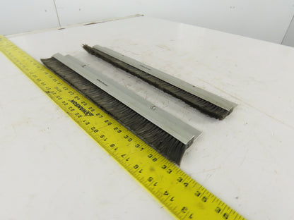Mink Bursten 17-3/4" Nylon Bristle Brush Strip 1-1/2" Wide Lot Of 2