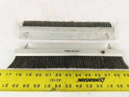 Mink Bursten 11-3/4" Nylon Bristle Brush Strip 1-1/2" Wide Lot Of 2