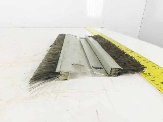 Mink Bursten 11-3/4" Nylon Bristle Brush Strip 1-1/2" Wide Lot Of 2