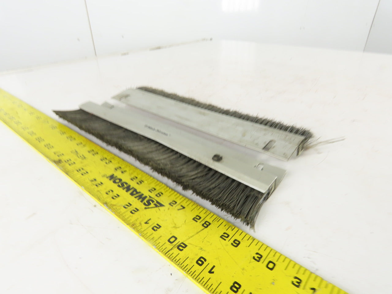Mink Bursten 11-3/4" Nylon Bristle Brush Strip 1-1/2" Wide Lot Of 2
