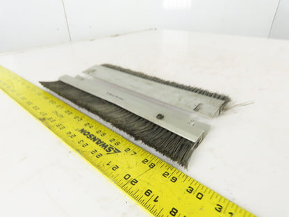 Mink Bursten 11-3/4" Nylon Bristle Brush Strip 1-1/2" Wide Lot Of 2