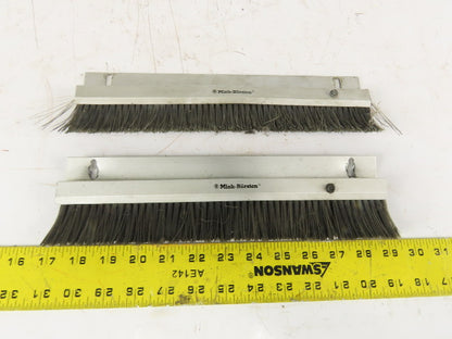 Mink Bursten 11-3/4" Nylon Bristle Brush Strip 1-1/2" Wide Lot Of 2