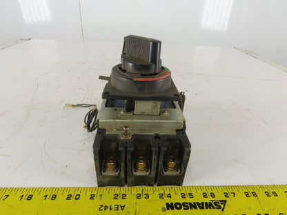Mitsubishi NV225-CP 200A Circuit Breaker 415V 3Ph 3 Pole W/ Panel Operator