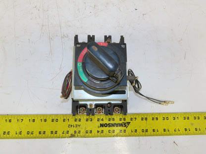 Mitsubishi NV225-CP 200A Circuit Breaker 415V 3Ph 3 Pole W/ Panel Operator