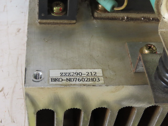 Mitsubishi BKO-ND7602 H03 Fused Contact Assembly From Panasonic CO2 Oscillator