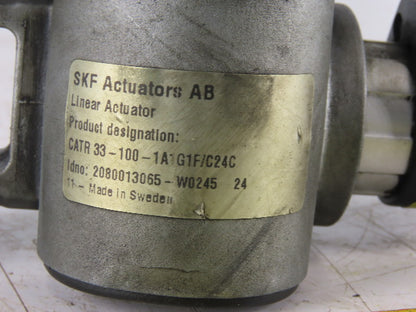 SKF CATR33-100-1A1G1F/C24C Linear Actuator 24VDC 100mm Stroke