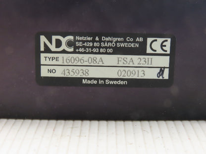 Netzler & Dahlgren 16096-08A FSA23 Servo Amplifier