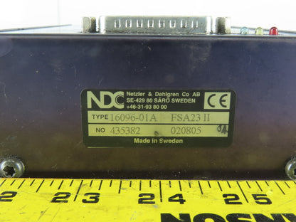 Netzler & Dahlgren 16096-01A FSA23 Servo Amplifier