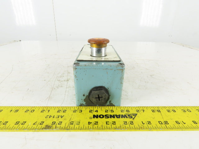 Telemecanique 7 x 3 x 3" Push Button Electrical Enclosure Remote Operator J Box