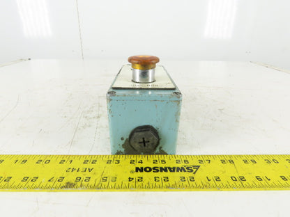 Telemecanique 7 x 3 x 3" Push Button Electrical Enclosure Remote Operator J Box