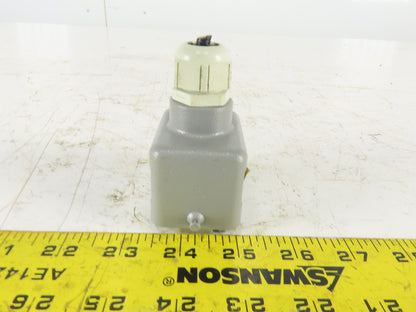 Harting 10 Pin Male Electrical Connector Lever Lock