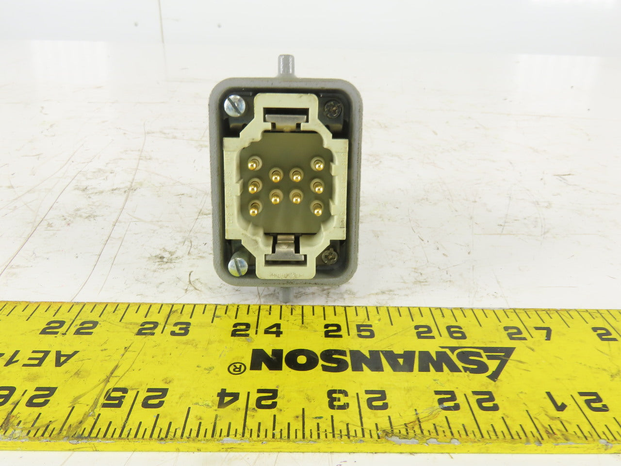 Harting 10 Pin Male Electrical Connector Lever Lock
