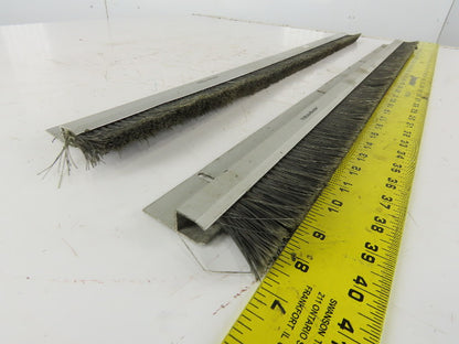 Mink Bursten 33-1/2" Nylon Bristle Brush Strip 1-1/2" Wide Lot Of 2
