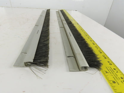 Mink Bursten 33-1/2" Nylon Bristle Brush Strip 1-1/2" Wide Lot Of 2