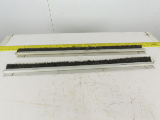 Mink Bursten 33-1/2" Nylon Bristle Brush Strip 1-1/2" Wide Lot Of 2