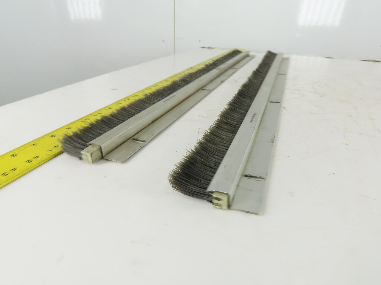Mink Bursten 33-1/2" Nylon Bristle Brush Strip 1-1/2" Wide Lot Of 2