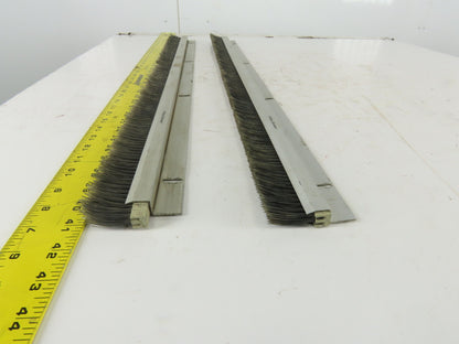Mink Bursten 33-1/2" Nylon Bristle Brush Strip 1-1/2" Wide Lot Of 2