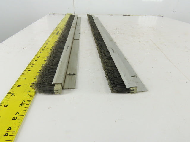 Mink Bursten 33-1/2" Nylon Bristle Brush Strip 1-1/2" Wide Lot Of 2