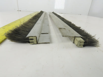 Mink Bursten 33-1/2" Nylon Bristle Brush Strip 1-1/2" Wide Lot Of 2