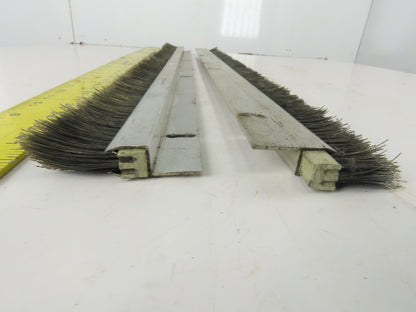 Mink Bursten 33-1/2" Nylon Bristle Brush Strip 1-1/2" Wide Lot Of 2