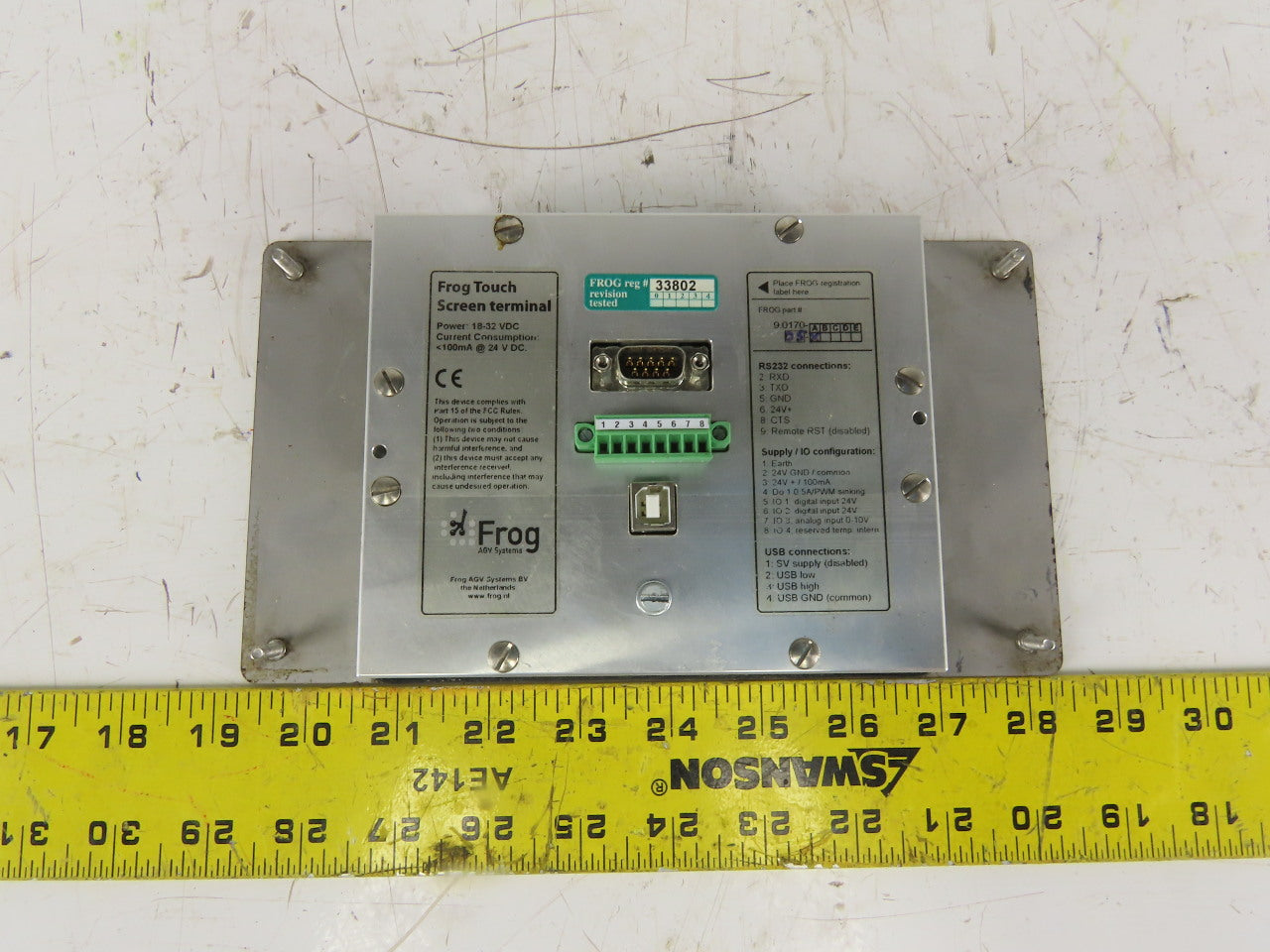 Frog Navigation 9.0170-05-A 18-34VDC Frog Touch Screen Terminal HMI AGV
