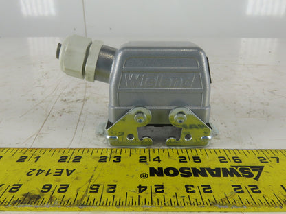 Wieland 70.310.104.0 400V 16A 10 Pin Male Connector Housing Latch Lock