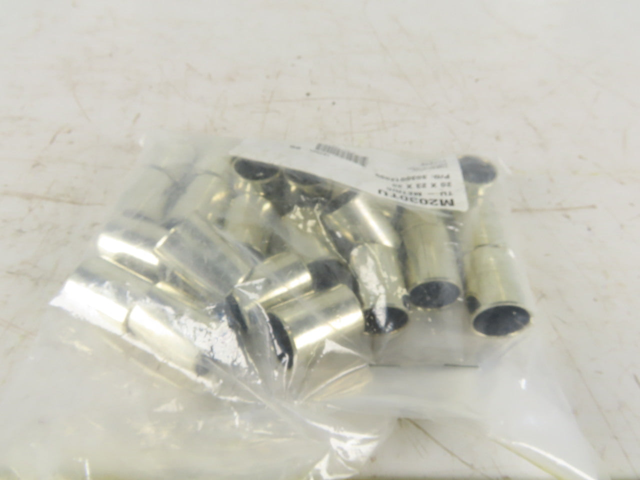 M2030TU 20 x 23 x 30mm Split Sleeve Bearing  Bright Finish Lot Of 25