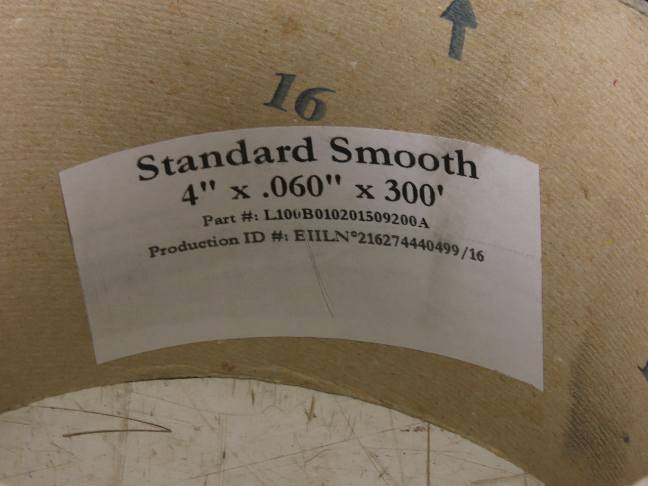 Quick Strip 4" x .060" x 300' Standard Smooth 34" Precut Prepunched Strip Door