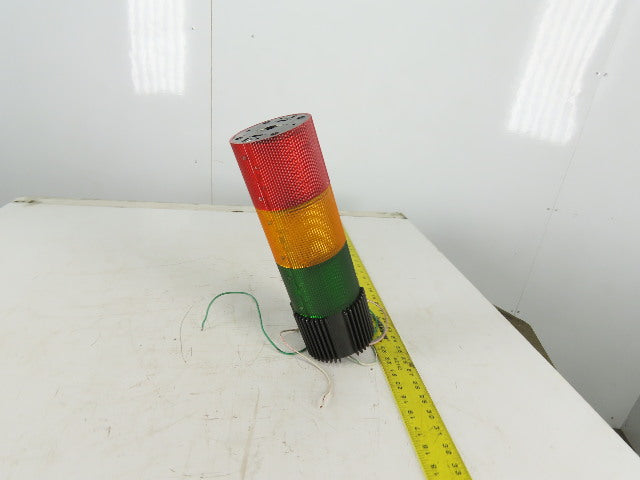 Federal Signal Model LSB Litestak 24V 3 Light Stack Tower Red Amber Green No Cap