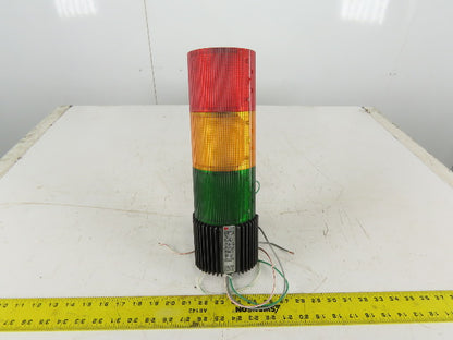 Federal Signal Model LSB Litestak 24V 3 Light Stack Tower Red Amber Green No Cap