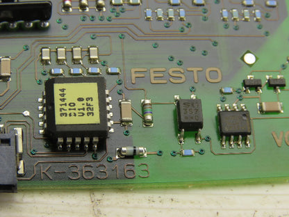 Festo K-363163 L-363163 Input Output I/O Card 24V Logic