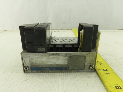 Festo VIMP-MINI-1/8-4-SA Pneumatic Valve Terminal MYH-5/2-2 3-LED-SA 24VDC
