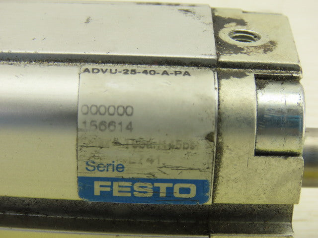 Festo ADVU-25-40-A-PA 156614 25mm Bore40mm Stroke Double Acting Air Cylinder