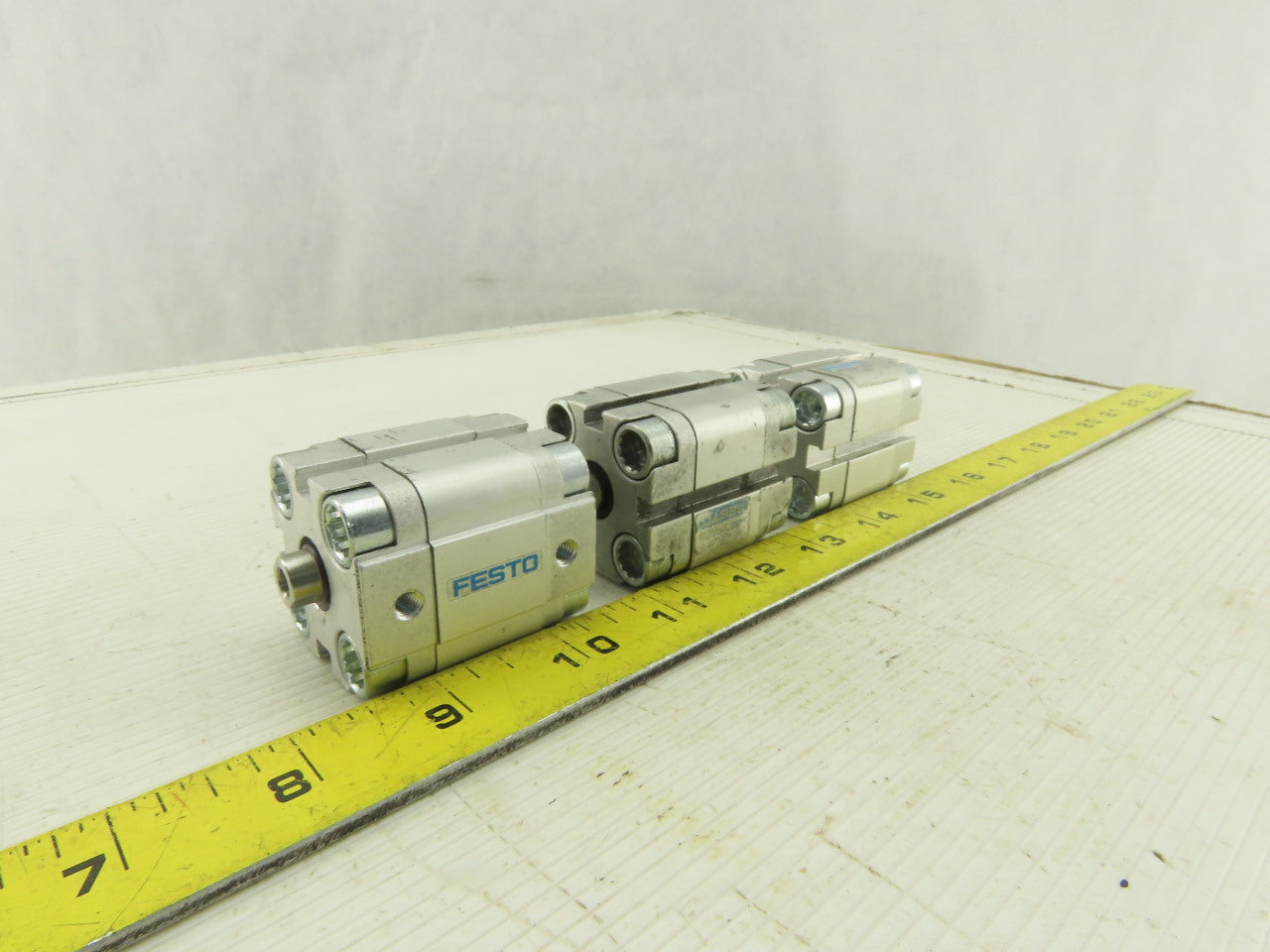 Festo ADVU-25-10-P-A 25mm Bore 10mm Stroke Double Acting Air Cylinder Lot Of 3