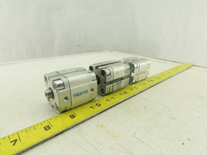 Festo ADVU-25-10-P-A 25mm Bore 10mm Stroke Double Acting Air Cylinder Lot Of 3