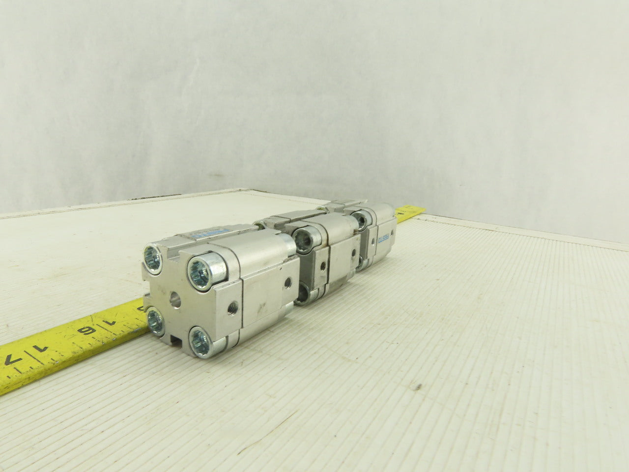Festo ADVU-25-10-P-A 25mm Bore 10mm Stroke Double Acting Air Cylinder Lot Of 3