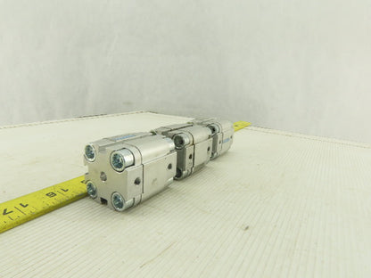 Festo ADVU-25-10-P-A 25mm Bore 10mm Stroke Double Acting Air Cylinder Lot Of 3