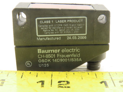 Baumer OSDK 14D9001/S35A Through Beam Sensor Emitter 10-30VDC