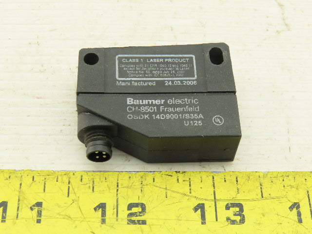 Baumer OSDK 14D9001/S35A Through Beam Sensor Emitter 10-30VDC
