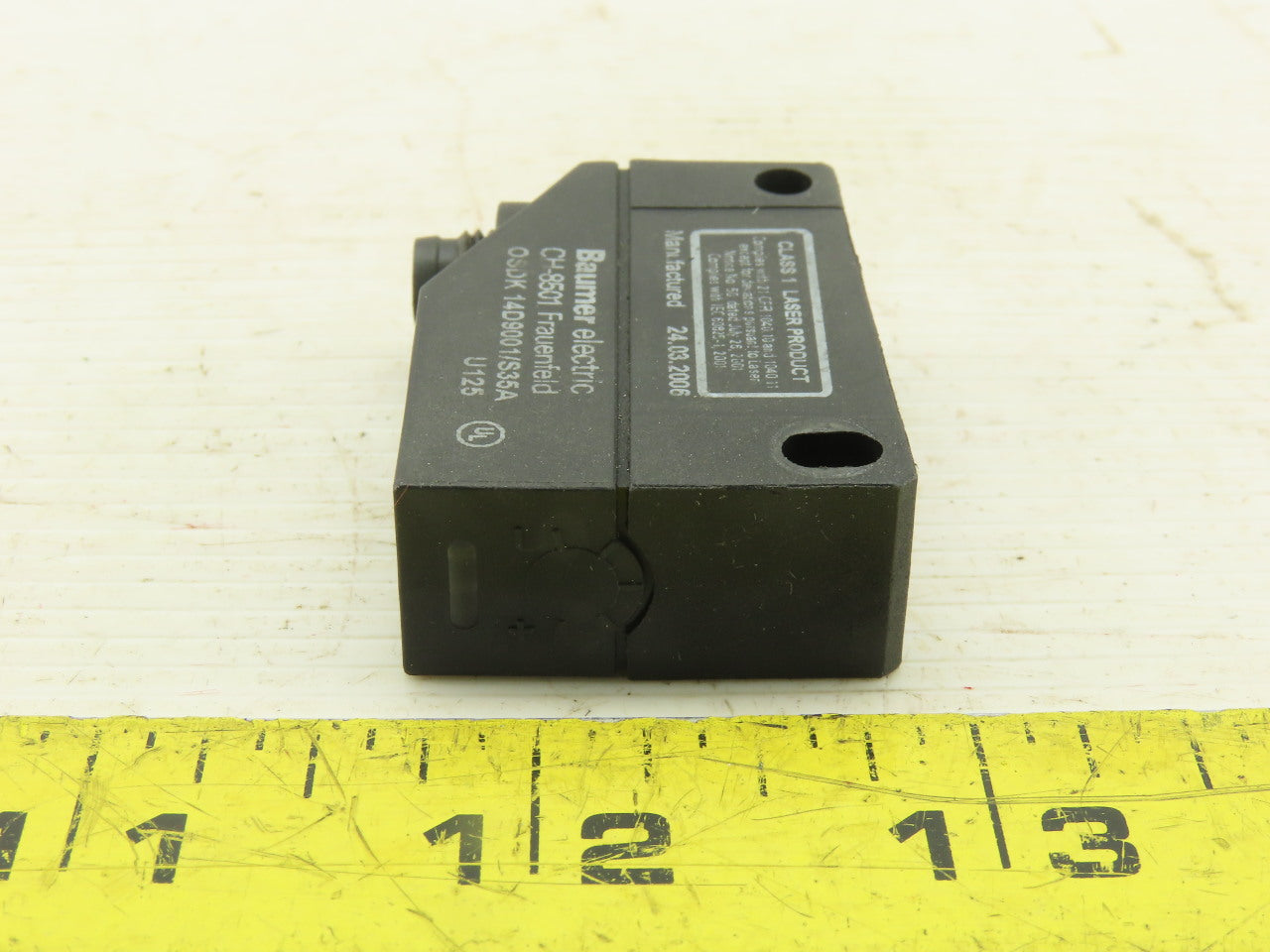 Baumer OSDK 14D9001/S35A Through Beam Sensor Emitter 10-30VDC