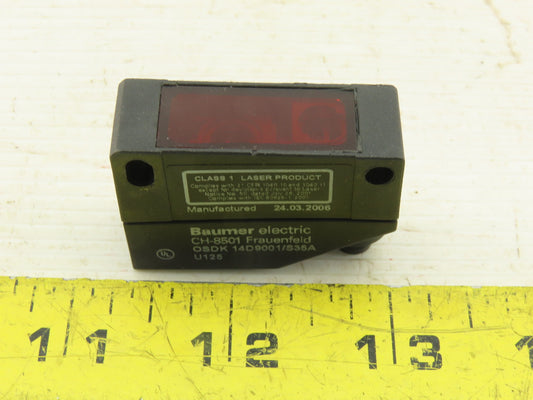 Baumer OSDK 14D9001/S35A Through Beam Sensor Emitter 10-30VDC