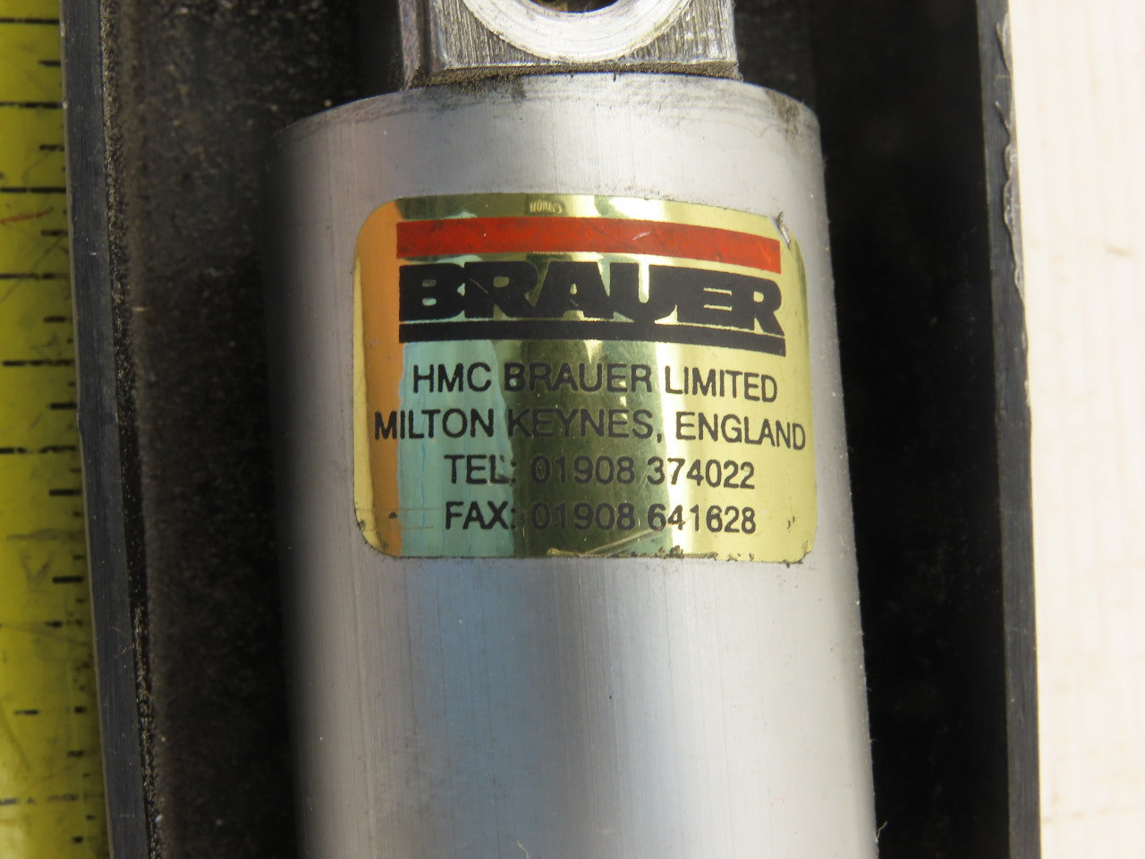 Brauer P600X 25mm Stroke Vertical Pneumatic Clamp Lock Alignment Cylinder